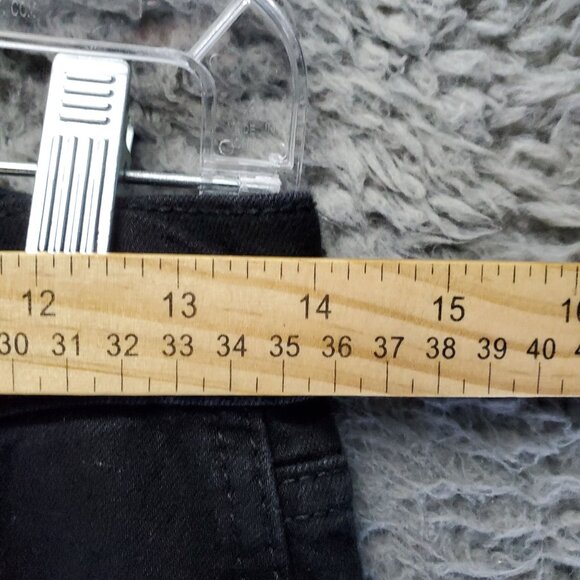 Old Navy Pants Womens Size 2 Black Flare Ankle Micro Flare Style Stretch Blend - Picture 5 of 12